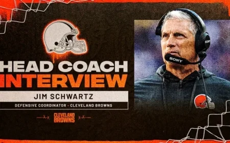 Browns Interview Jim Schwartz for Head Coach Role