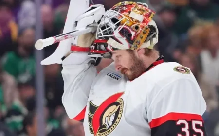 Senators Activate Eller, Move Ullmark to Non-Roster Spot