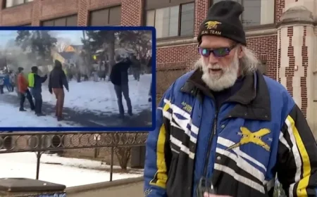 Jesse Ventura Visits Minneapolis High School Following ICE Clash