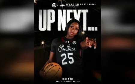 Gamecocks Face Arkansas in Crucial No. 3 Ranking Match Thursday