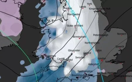 Snow Forecast in Wales: UK Maps Reveal Exact Locations amid Temperature Drop