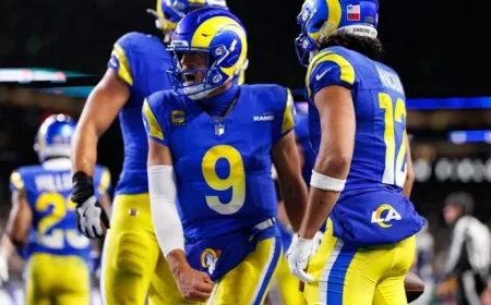 Rhamondre Stevenson and Matthew Stafford Shine as Players of the Week