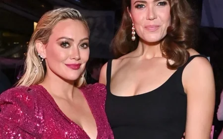 Mandy Moore Supports Hilary Duff’s Husband in Mom Group Dispute