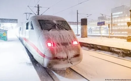 Winter Storm Disrupts Train Services in Northern Germany
