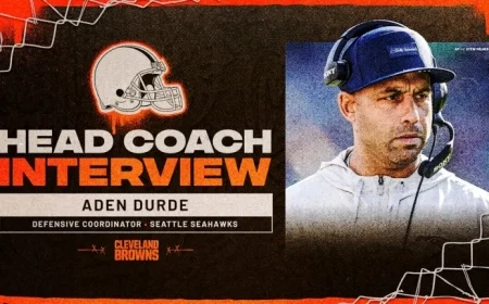 Browns Interview Seahawks’ Aden Durde for Head Coach Position