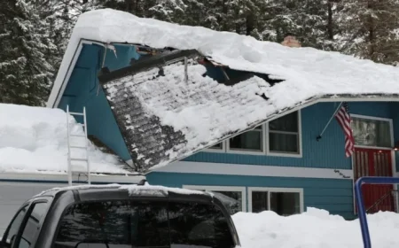 Mendenhall Valley Roof Partially Collapses Under Heavy Snow