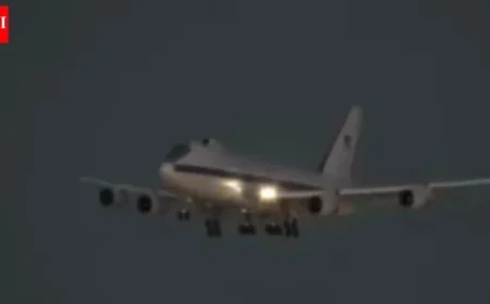 Trump’s Doomsday E-4B Plane Spotted in Washington, Los Angeles Post-Maduro Capture