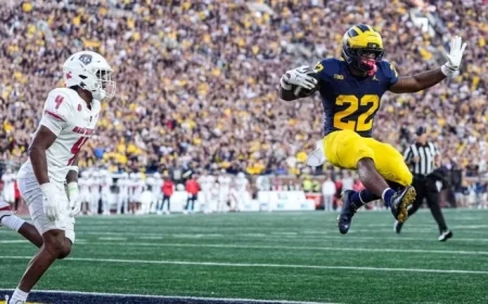 Michigan Football’s Star RB Justice Haynes Enters Transfer Portal