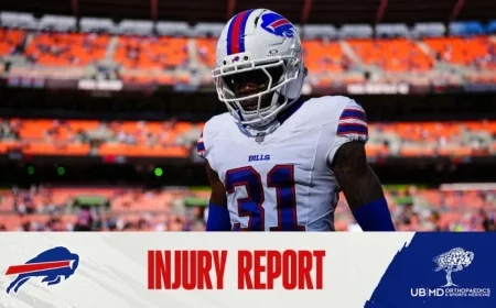 Buffalo Bills Injury Report Revealed Ahead of Jaguars Clash