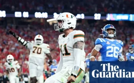 Beck’s Late Surge Propels Miami to College Football Playoff Final