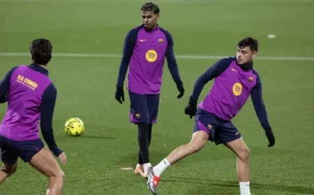 Barcelona’s Potential Lineup Against Athletic in Supercopa Semifinal: Pedri Leads