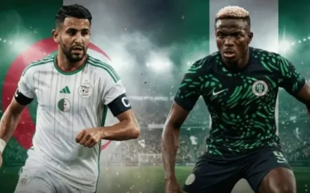 CAF Announces Referees for Algeria vs Nigeria CAN 2025 Match