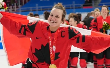 Poulin and Nurse Lead Canada’s Women’s Olympic Hockey Team Roster