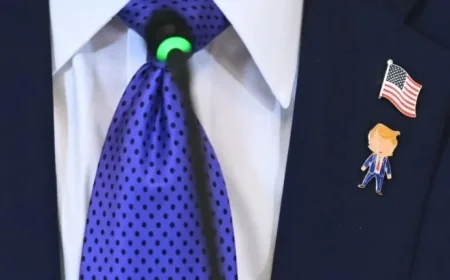 ‘Happy Trump’ Pin Featured in White House Venezuela Discussion