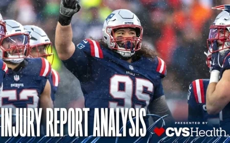 Patriots Exclude Tonga, List Three Questionable for Wild Card vs. Chargers