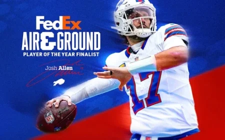 Josh Allen Nominated for FedEx Air and Ground Players of the Year Award