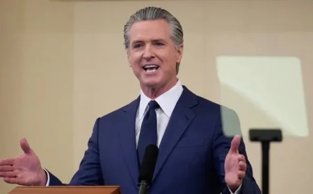 California Governor Newsom Confronts Multibillion-Dollar Budget Shortfall in Final Year