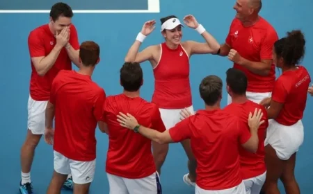 Bencic, Bergs Clash Sends Belgium-Switzerland Tie to Decisive Doubles