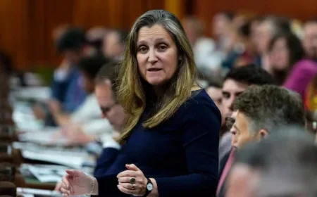 Freeland’s Resignation Intensifies Instability in House of Commons