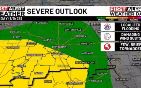 Severe Storm Alert: Central Alabama Faces Overnight Flood Threat