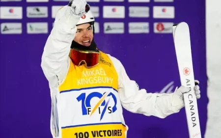 Mikaël Kingsbury Wins Historic 100th World Cup in Quebec
