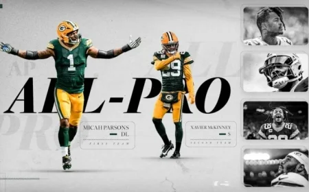 Packers’ Parsons and McKinney Earn Spots on AP All-Pro Team
