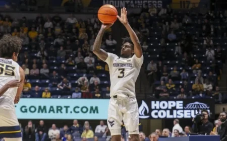 West Virginia Hosts No. 22 Kansas in Anticipated Matchup