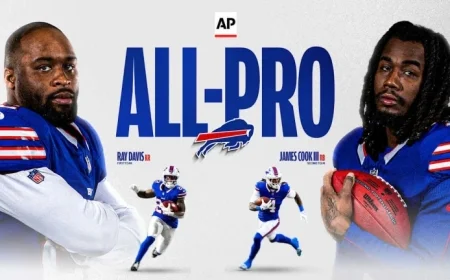 Bills’ James Cook III, Ray Davis Secure NFL All-Pro Honors