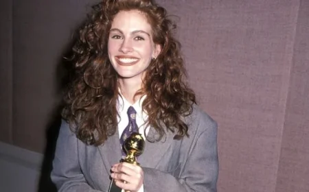 Julia Roberts Redefines Golden Globes Fashion by Wearing a Suit