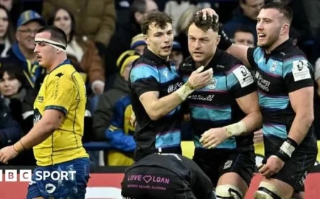 Glasgow Secures Last-16 Champions Cup Spot with Bonus-Point Victory Over Clermont
