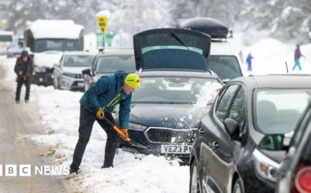 Amber Warning Issued for Snow as Scottish Weather Warnings Intensify