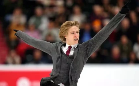 Stephen Gogolev Dominates Men’s Short Program at Canadian Figure Skating Championships