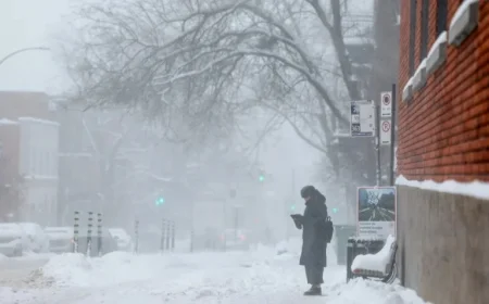 Thick Snowfall Expected in Southern Quebec