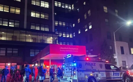 Police Shoot Man Wielding Sharp Object at Brooklyn Hospital
