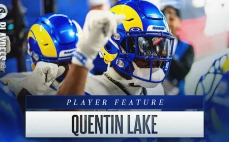 Quentin Lake Thrills Fans as Rams Launch Playoff Journey