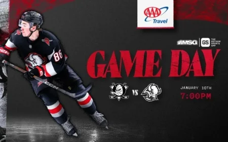 Watch Sabres vs. Ducks: Lineups, Key Storylines, and Viewing Details