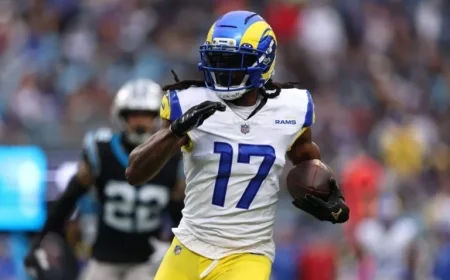 Davante Adams, Quentin Lake Return for Rams’ Wild-Card Clash vs. Panthers