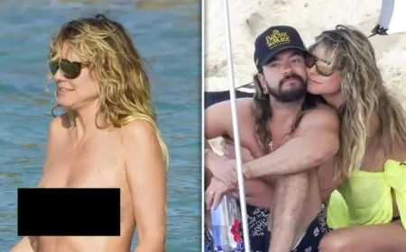 Heidi Klum Enjoys Topless St. Barts Getaway with Husband Tom Kaulitz