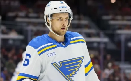 Blues Secure Broberg with 6-Year Contract Extension