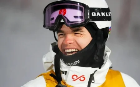 Mikael Kingsbury Secures 100th World Cup Win in Moguls Victory