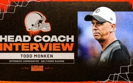 Browns Interview Ravens’ Todd Monken for Head Coach Position