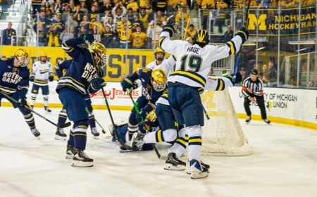 Top-Ranked U-M Dominates Notre Dame to Kickstart Season’s Second Half