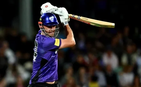 Hobart Hurricanes Reveal Squad for Clash with Sydney Sixers