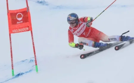 Odermatt Clinches Record Fifth Straight Adelboden Giant Slalom Victory