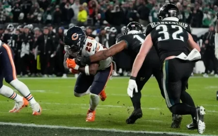 Bears to Host Eagles or Rams in NFL Divisional Round Playoffs