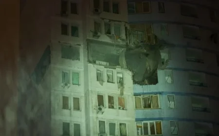 Ukraine Strikes Russian Oil Depot in Retaliation for Hypersonic Missile Attack