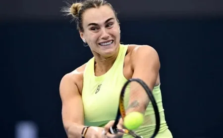 Sabalenka Advances to Brisbane Final Against Kostyuk in Australian Open Prep