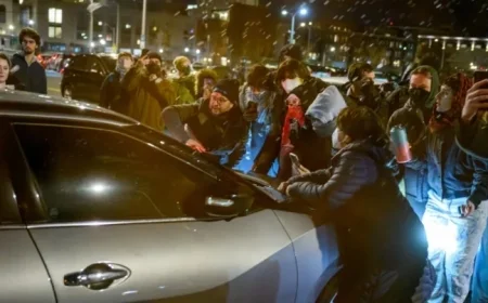 Vehicles Plow Through Anti-ICE Protest in Hartford