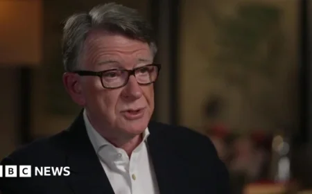 Lord Mandelson Admits Epstein Friendship Was ‘A Terrible Mistake’ on Kuenssberg