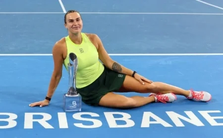 Sabalenka Clinches Brisbane Title in Tense Match Against Kostyuk